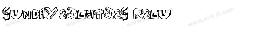 Sunday Eighties Regu字体转换